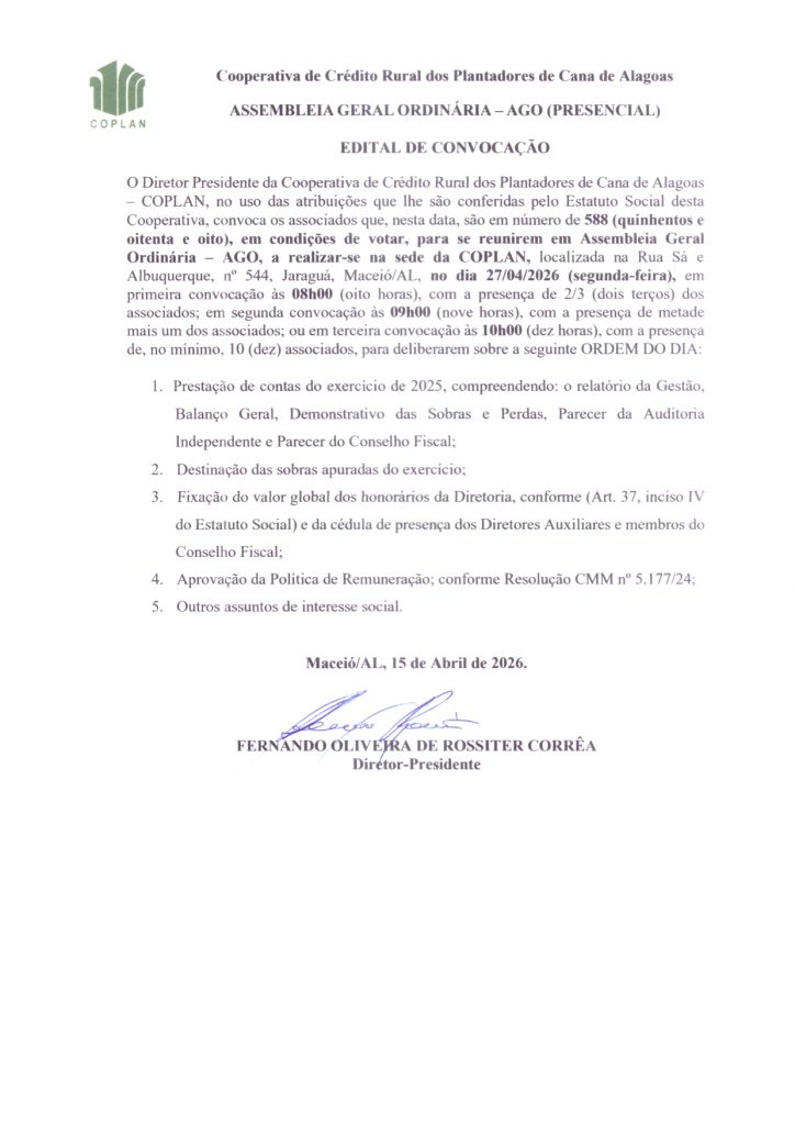 ASSEMBLEIA GERAL ORDINÁRIA